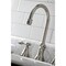 Kingston Brass KS2988TAL Tudor Widespread Bathroom Faucet W/Brass Pop-Up, Brushed Nkl KS2988TAL - alternate 5